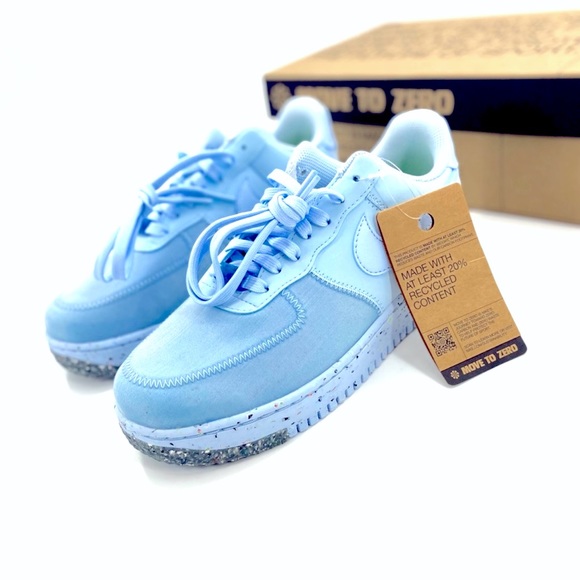 Nike Move To Zero Air Force Crater 'Hydrogen Blue' Woman's Size